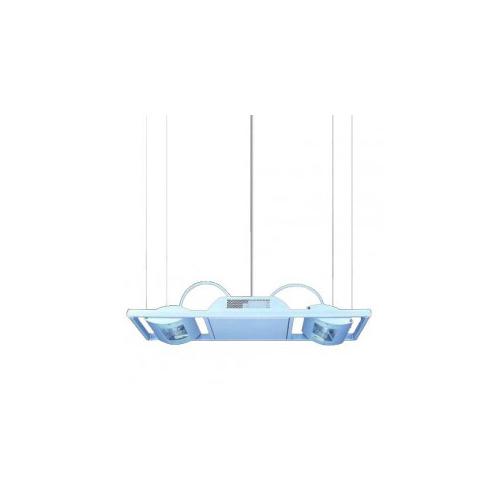 CLE Hängeleuchte YK Duo HQI-TS  2 x 150W alu grau