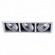 CLE Kardan Einbauleuchte YK3-CDMT 3 x 35/70/150W 24° alu grau CLE Kardan Einbauleuchte YK3-CDMT 3 x 35/70/150W 24° alu grau