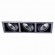 CLE Kardan Einbauleuchte YK3-CDMT 3 x 35/70/150W 36° schwarz CLE Kardan Einbauleuchte YK3-CDMT 3 x 35/70/150W 36° schwarz