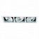 CLE Kardan Einbauleuchte YK3-QR111/CDMT 2 x 75W/1 x 35/70/150W 24° weiss CLE Kardan Einbauleuchte YK3-QR111/CDMT 2 x 75W/1 x 35/70/150W 24° weiss