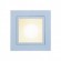 CLE Halogen Deckeneinbauleuchte YK Quattro Square 1x 35W alu grau