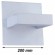 CLE ALUTEC LED Wandleuchte 1W 230V silber grau CLE ALUTEC LED Wandleuchte 1W 230V silber grau