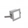 SLV NEW TRIA I QRB Downlight, eckig, alu brushed SLV NEW TRIA I QRB Downlight, eckig, alu brushed