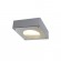 SLV DELSIN LED, Aussenwand- und deckenleuchte, grau, mit 36 warm- weißen LED SLV DELSIN LED, Aussenwand- und deckenleuchte, grau, mit 36 warm- weißen LED