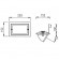 CLE Einbauleuchte F�R CDM-T HQI HQI-TS  70W alu grau