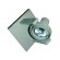 CLE ALUTEC LED Wandleuchte 1W 230V silber grau CLE ALUTEC LED Wandleuchte 1W 230V silber grau