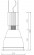 CLE Hallenleuchte NEW LEXA 370-  200W 230V E27 Alu Grau