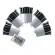 CLE 5x LED RGB System 5W GX5,3 12V  m 1 Fernbedienung