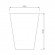 CLE Lichtobjekt LED Blumentopf 40cm -*N