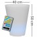 CLE Lichtobjekt LED Blumentopf 40cm -*N CLE Lichtobjekt LED Blumentopf 40cm -*N