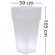 CLE Lichtobjekt LED Blumentopf 40cm -*N CLE Lichtobjekt LED Blumentopf 40cm -*N