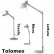 Artemide Tolomeo Tavolo Komplett mit Fu�  + 3x LED I-It Pocket Leuchte