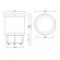 360 GRAD Multi-Screen Rund Vision LED TV Display Litfass Indoor 3x 1,18m x 0.96m, Bildfläche 3,4m²