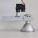 Schienenstrahler Licht+Design TE 200 gebraucht CDM-TC 70W  silber