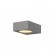 SLV QUADRASYL Wandleuchte, WL 15, eckig, silbergrau, GX53, max. 11W SLV QUADRASYL Wandleuchte, WL 15, eckig, silbergrau, GX53, max. 11W