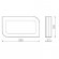 CLE ALUTEC Wandleuchte alu 8x 0,2W LED weiss inkl. Trafo