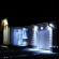 CLE ALUTEC Wandleuchte alu 8x 0,2W LED weiss inkl. Trafo