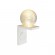 SLV ICE Wandleuchte, weiss / klar, 4W LED, warmweiss SLV ICE Wandleuchte, weiss / klar, 4W LED, warmweiss