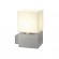 SLV SQUARE WL Aussen- Wandleuchte, eckig, alu brushed, E27, max. 20W -*N SLV SQUARE WL Aussen- Wandleuchte, eckig, alu brushed, E27, max. 20W -*N