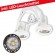 CLE LED 2x 6W Wand- und Deckenaufbauleuchte YK Webspace Wall 230V weiss CLE LED 2x 6W Wand- und Deckenaufbauleuchte YK Webspace Wall 230V weiss