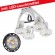 CLE LED 4x 6W Wand- und Deckenaufbauleuchte YK Webspace Wall 230V weiss CLE LED 4x 6W Wand- und Deckenaufbauleuchte YK Webspace Wall 230V weiss