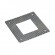 SLV Einbaurahmen für DOWNUNDER PUR eckig, 80x80mm SLV Einbaurahmen für DOWNUNDER PUR eckig, 80x80mm