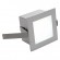 SLV FRAME BASIC LED Einbau- leuchte, eckig, silbergrau, neutralweisse LED SLV FRAME BASIC LED Einbau- leuchte, eckig, silbergrau, neutralweisse LED