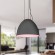 GaGa Lamp Design Mega Pendelleuchte L Grau 60W E27 GaGa Lamp Design Mega Pendelleuchte L Grau 60W E27