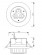 CLE LED-EINSATZ Blue Ray 3x 1W 230V 