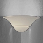 SYLT GIPS WANDLEUCHTE f�r DIE ECKE 100W E27  GIPSLAMPE