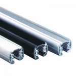 3-PH.-STROMSCHIENE (RUND) 1 METER SCHWARZ