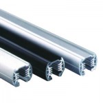 3-PH.-STROMSCHIENE (RUND) 3 METER WEISS