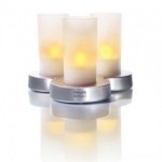 Philips IMAGEO LED Kerzen 3er Set weiss / LED weiss