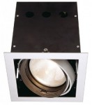 SLV E27 Modul für AIXLIGHT PRO Einbaugehäuse, silbergrau