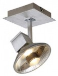 SLV HURIT SINGLE Deckenspot, alu natur/chrom