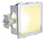 SLV KOTAK Wandleuchte, E27 silbergrau, max. 25W