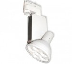 CLE Stromschienenleuchte CO� LED 86EWS 6x 1W alu grau