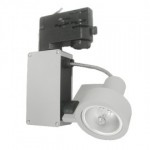 CLE Stromschienenleuchte Techno mini CDM-Tm 20W Spot alu grau