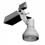 CLE Stromschienenleuchte Smartlight XL CDM-T 35/70W horizontal silbergrau