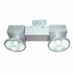 CLE Stromschienenleuchte Powerline 2CDM-TC 2x 35W alu grau