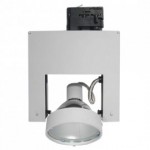 CLE Stromschienenleuchte Pivo CDM-TC 35/70W 20� alu grau
