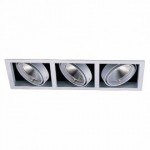 CLE Kardan Einbauleuchte YK3-CDMT 3 x 35/70/150W 24� alu grau