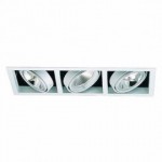 CLE Kardan Einbauleuchte YK3-QR111/CDMT 2 x 75W/1 x 35/70/150W 24� weiss