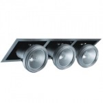 CLE Kardan Einbauleuchte YK3-AB-CDMT 3 x 35/70W alu grau