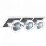 CLE Kardan Einbauleuchte YK3-AB-CDMT 3 x 35/70W weiss