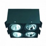 CLE Kardan Einbauleuchte YK4-GD-CDM T 4 x 35/70W schwarz