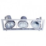 CLE Kardan Einbauleuchte YK13-JR-CDMR 3 x 70W alu grau