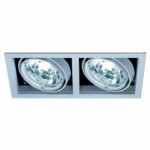 CLE Kardan Einbauleuchte YK2-SDWTG 2 x 50-100W alu grau
