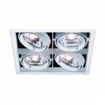 CLE Kardan Einbauleuchte YK4-QR111 3 x 50W weiss
