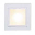 CLE Halogen Wandeinbauleuchte YK Quattro Square 20W 12V weiss